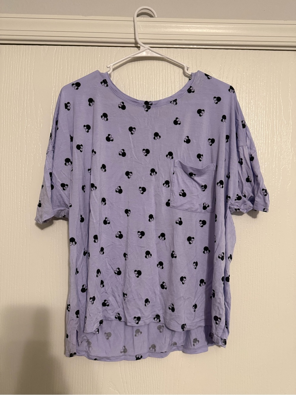 Disney Purple Mickey Print Tee